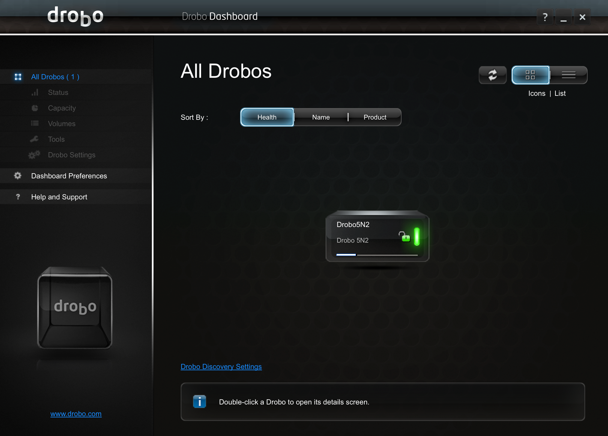 download drobo dashboard